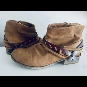 Leather Slouch Booties